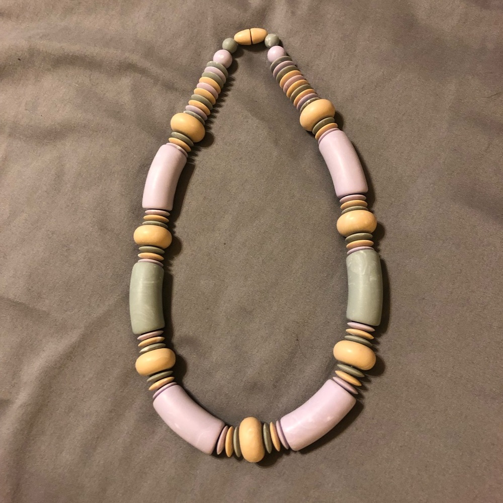 VINTAGE Pastel 80s necklace